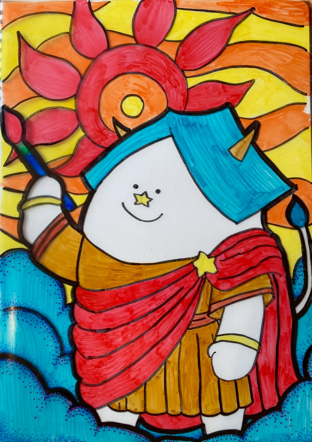 予約締切ました！[11/23]透明シートでつくる！ステンドグラス風アート